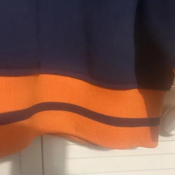 Mitchell & Ness Jacket Mens Large Syracuse Navy Orange Full Zip Track Collegiate - Picture 8 of 12